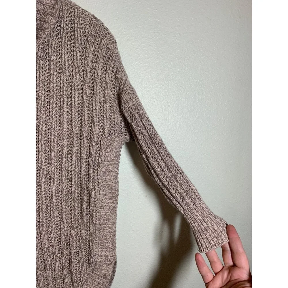 Express Oversized Knit Turtleneck Sweater Women's Size XS Business Casual I10